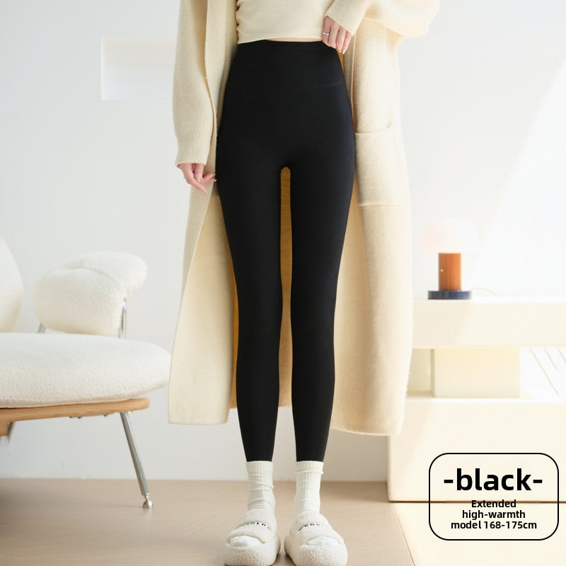 Cashmere and silk fleece-lined leggings
