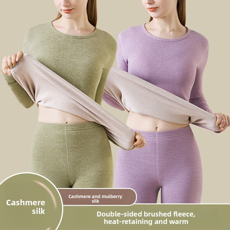 Cashmere and silk thermal underwear