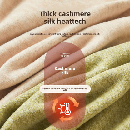Cashmere and silk thermal underwear