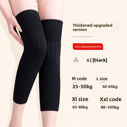Cashmere knee pads