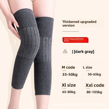 Cashmere knee pads