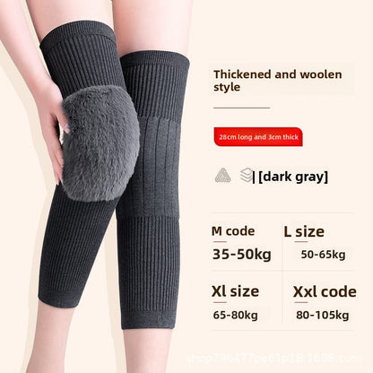 Cashmere knee pads