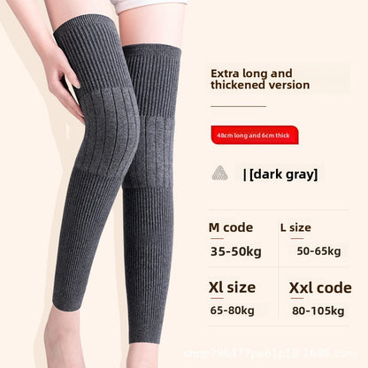 Cashmere knee pads