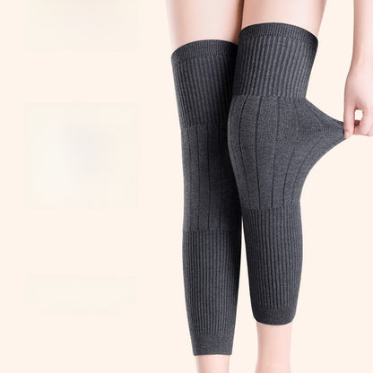 Cashmere knee pads
