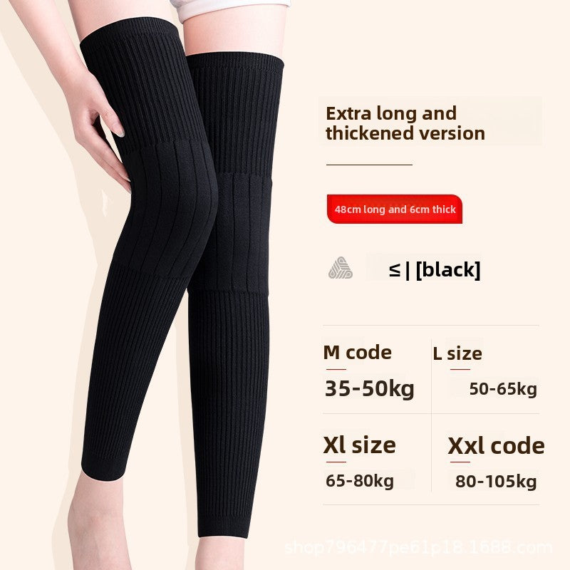 Cashmere knee pads