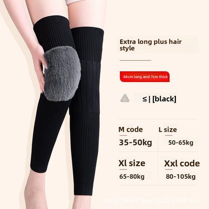 Cashmere knee pads