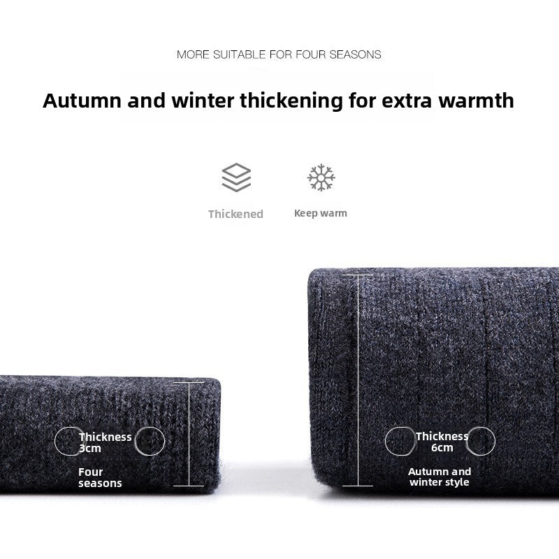 Cashmere knee pads