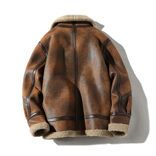 Cashmere-Lamb Fur Coat