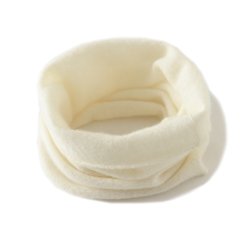 Cashmere Neck Warmer Unisex Autumn and Winter Warm Versatile Cashmere Neck Gaiter Knitted Warm Fake Collar Neck Protector