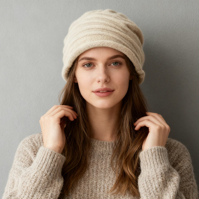 Cashmere Slouchy Beanie