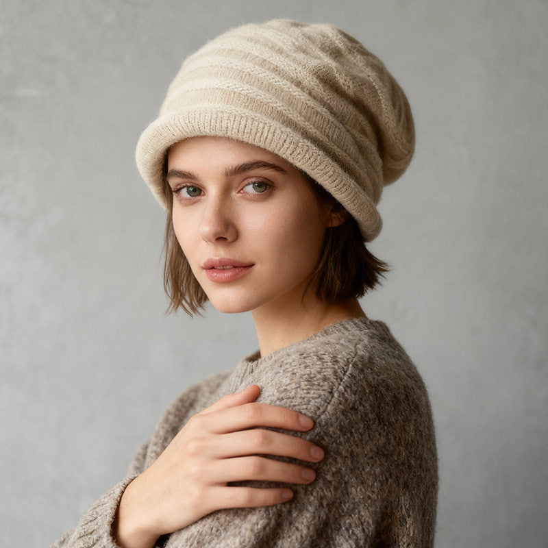 Cashmere Slouchy Beanie