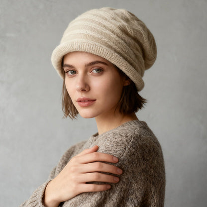 Cashmere Slouchy Beanie