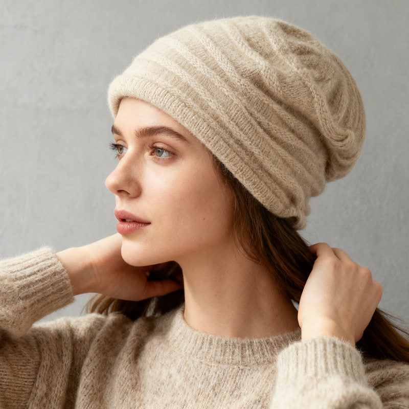 Cashmere Slouchy Beanie
