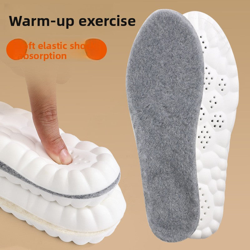 Cashmere Thermal Insoles with Anti-Slip