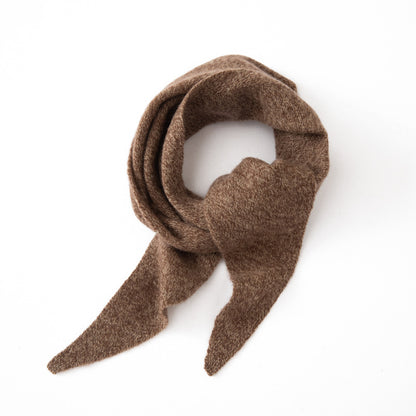 Cashmere triangular scarf