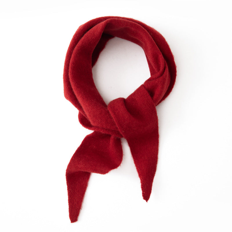 Cashmere triangular scarf