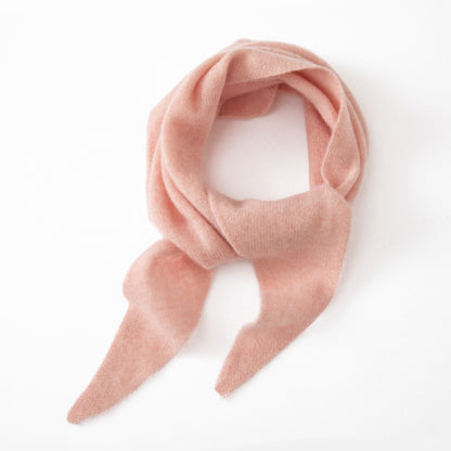 Cashmere triangular scarf