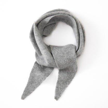 Cashmere triangular scarf