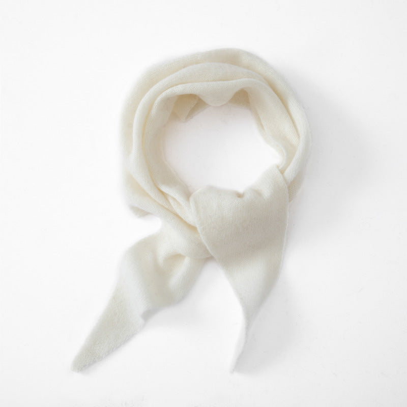 Cashmere triangular scarf
