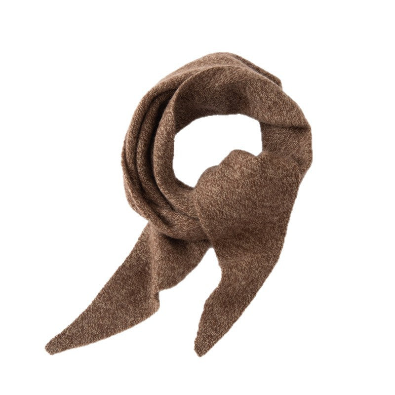 Cashmere triangular scarf