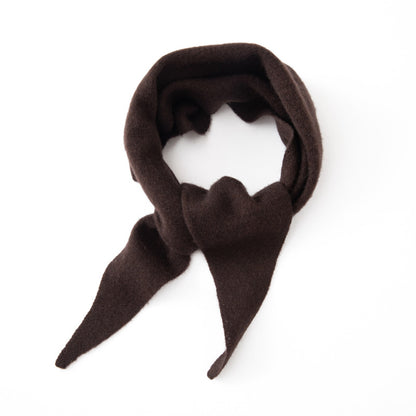 Cashmere triangular scarf