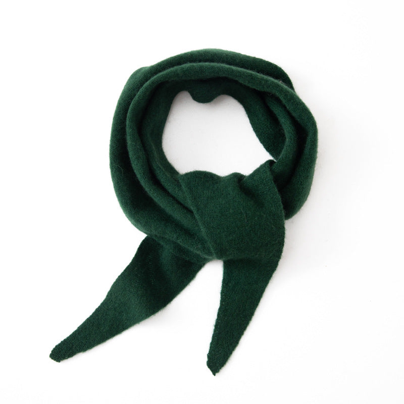 Cashmere triangular scarf