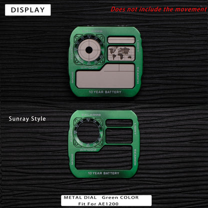 Casio AE1200 Watch Dial Modification Kit