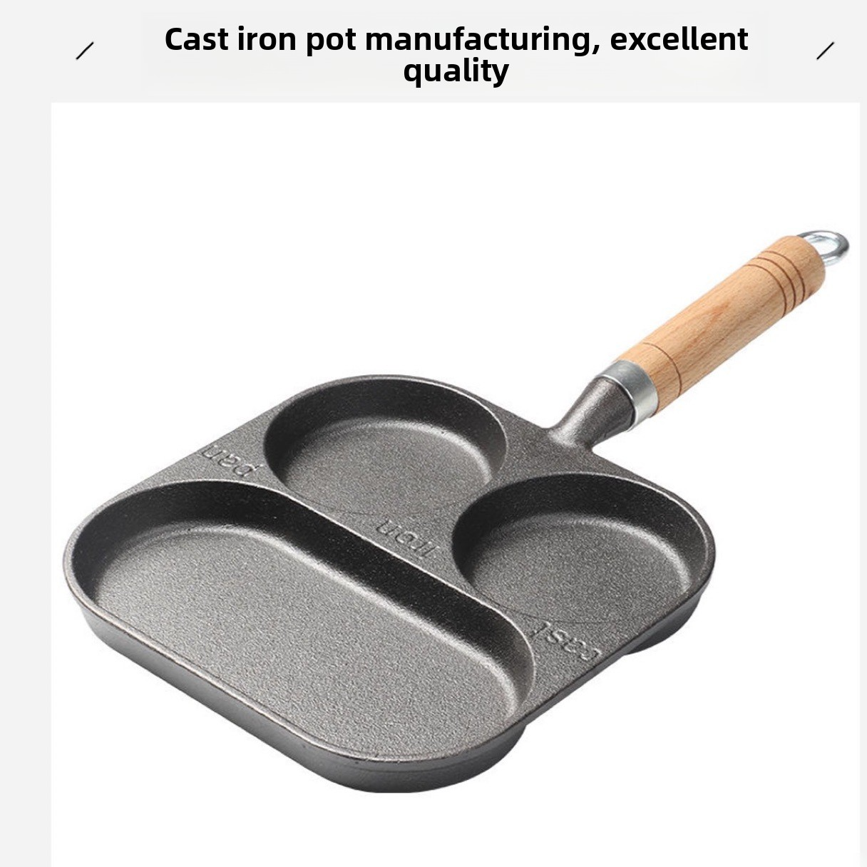 Cast Iron Frying Uncoated Frying Pan