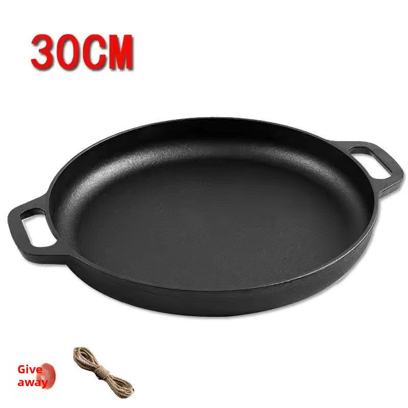 Cast Iron Thickened Frying Pan with Handles