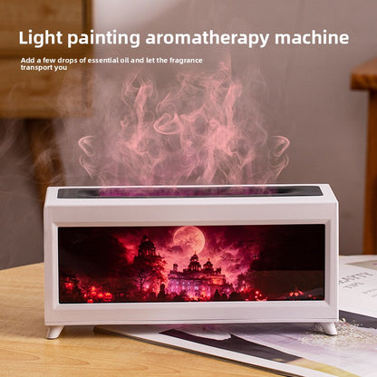 Castle Forest Night Light Fireplace Diffuser