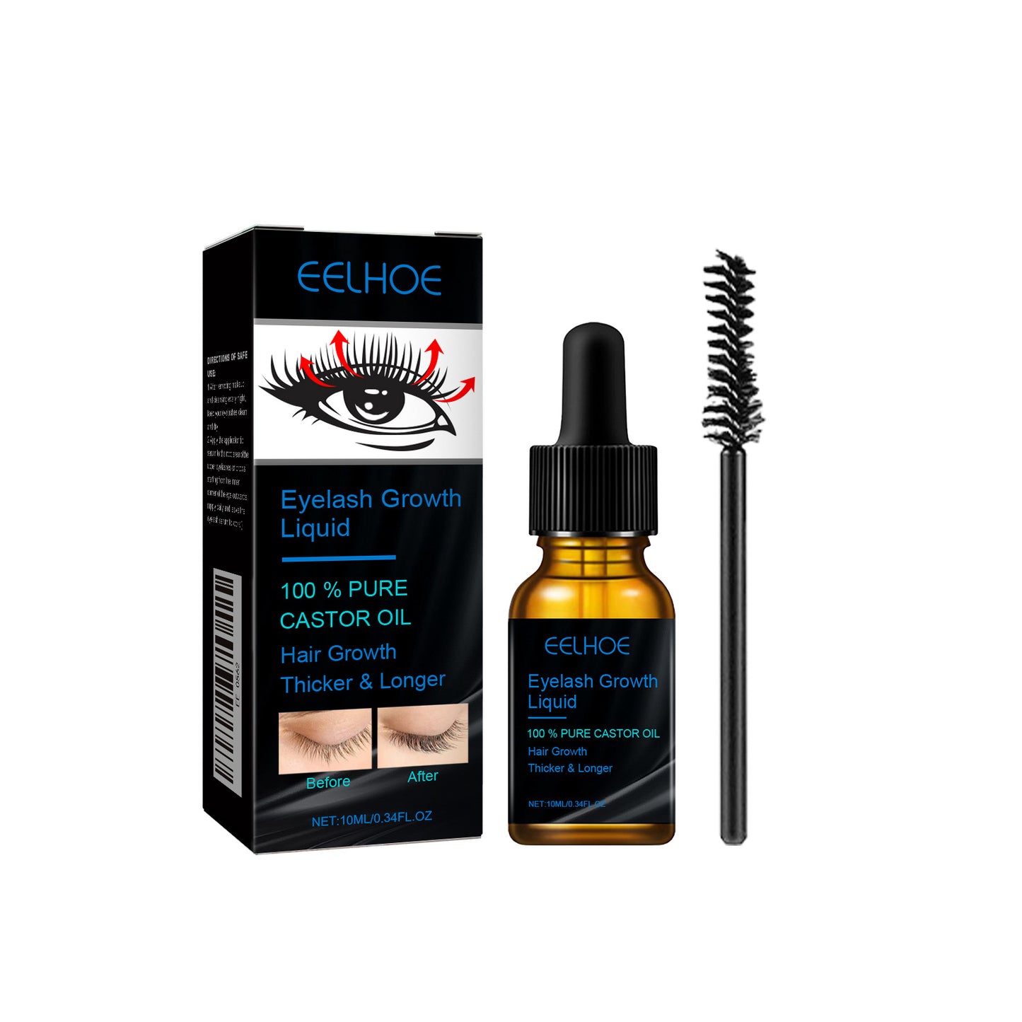 Castor Oil Mascara for Curling and Moisturizing