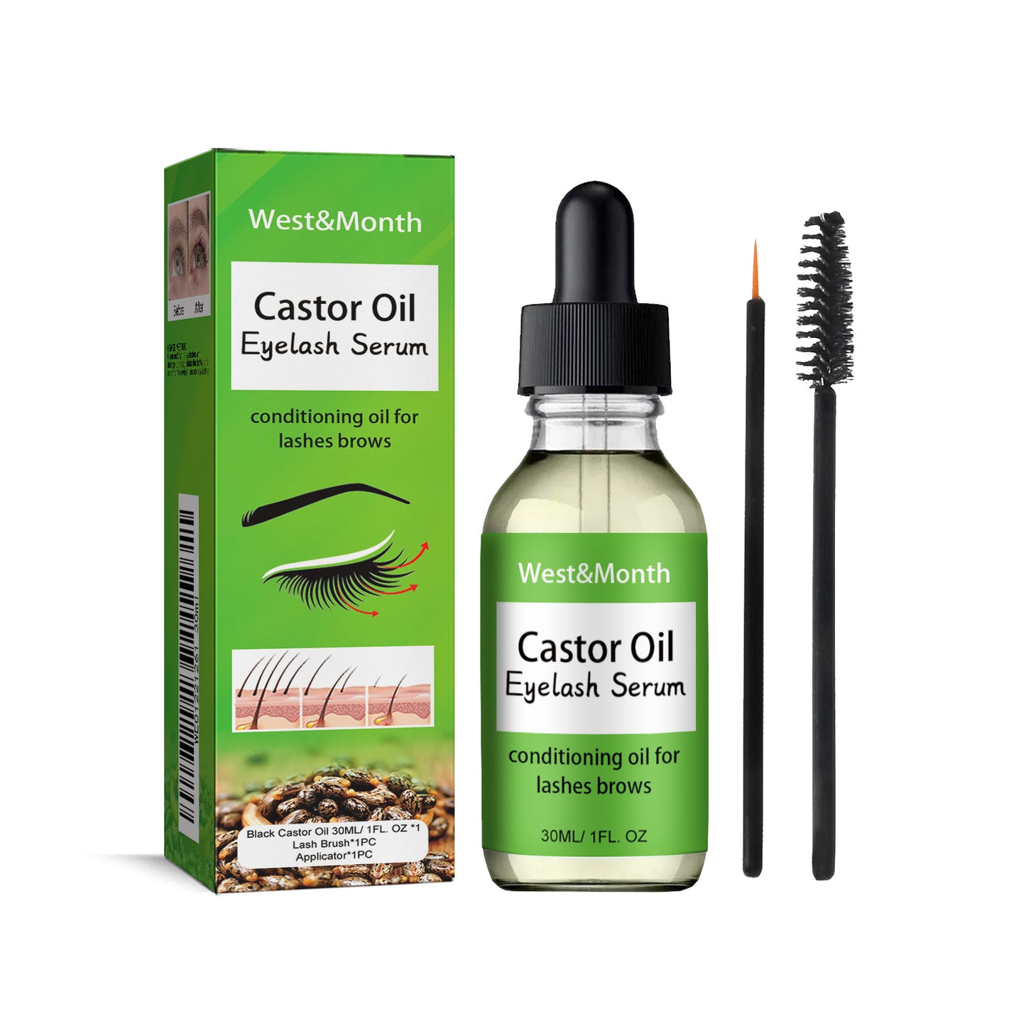 Castor oil mascara