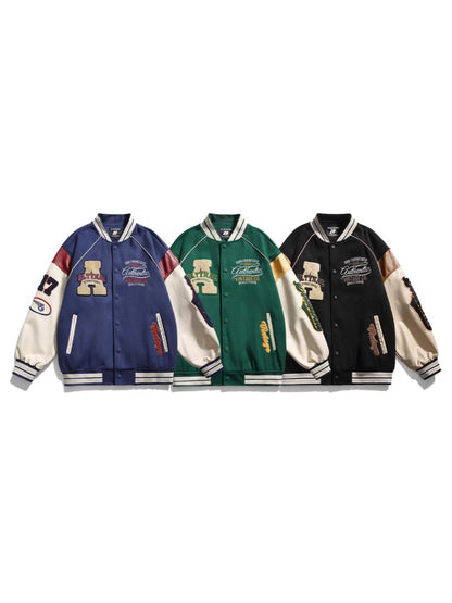 Casual baseball jacket