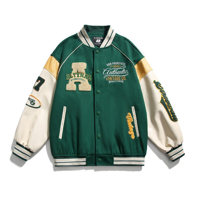Casual baseball jacket