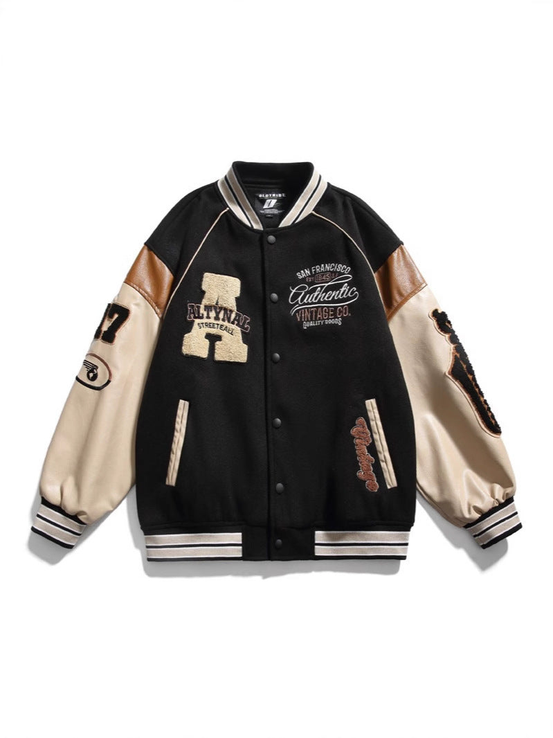 Casual baseball jacket