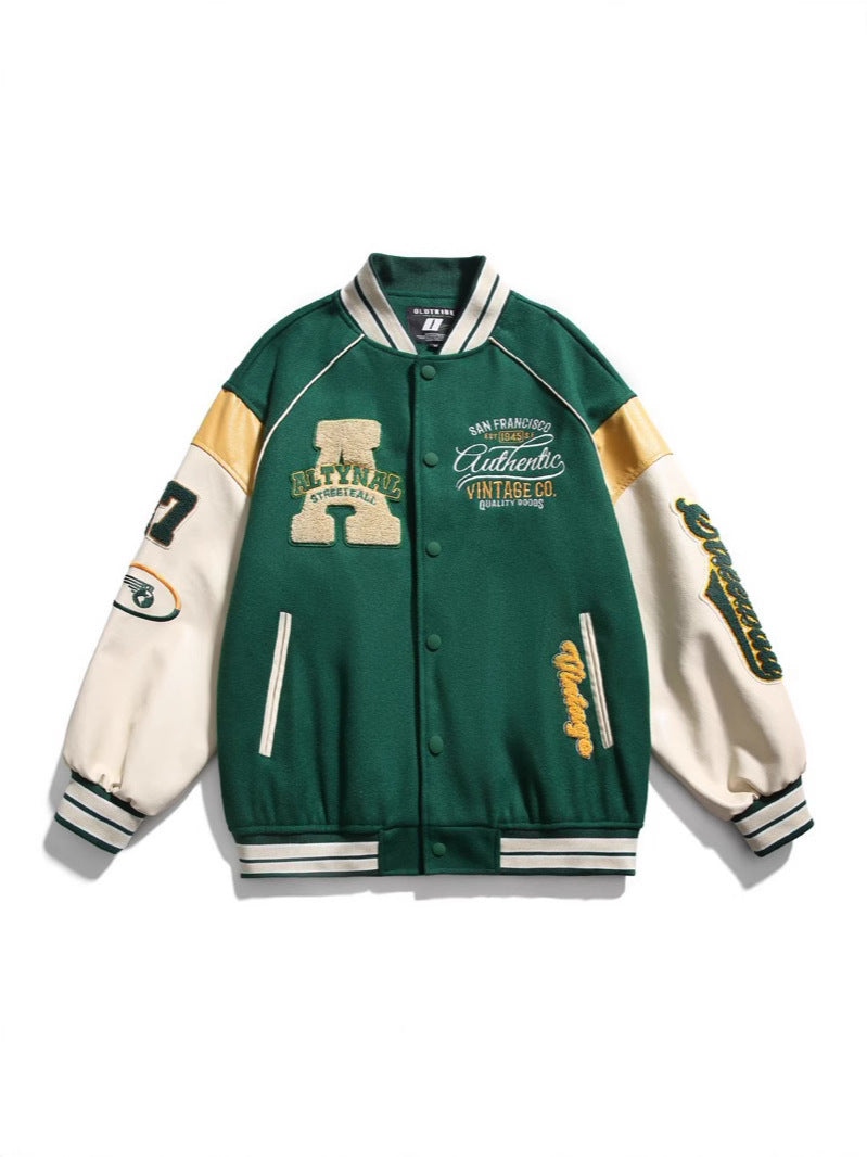 Casual baseball jacket