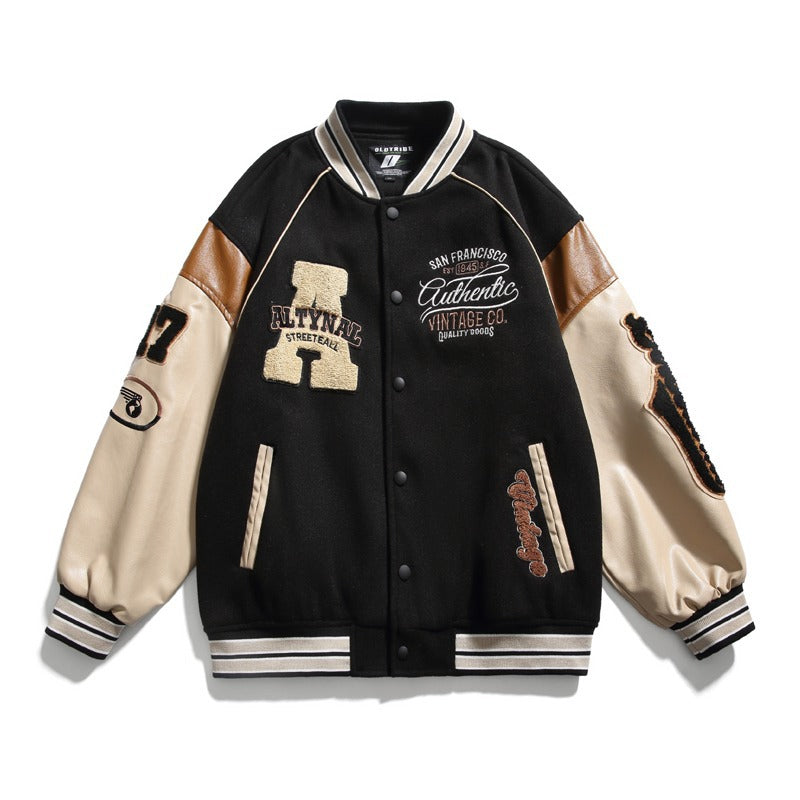 Casual baseball jacket