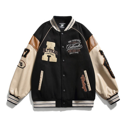 Casual baseball jacket