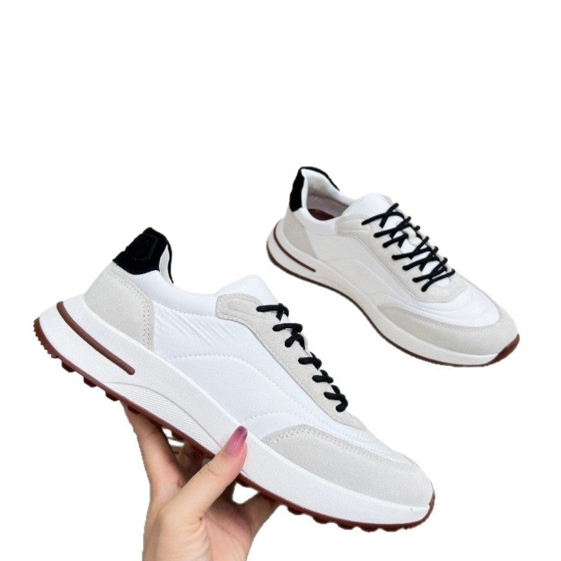 Casual Calfskin Lace-Up Shoes