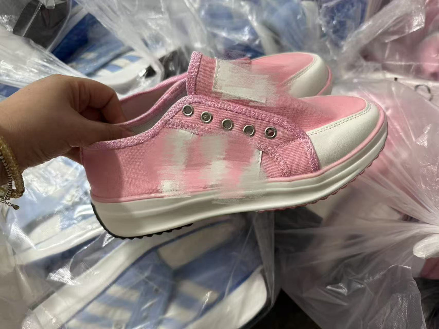 Casual Canvas Lace-Up Shoes