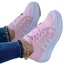 Casual Canvas Lace-Up Shoes