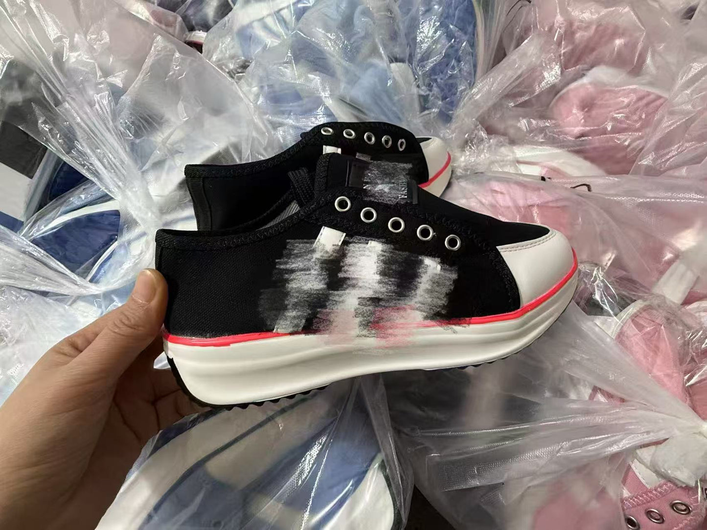 Casual Canvas Lace-Up Shoes