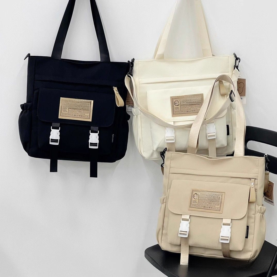 Casual Canvas Shoulder Bag