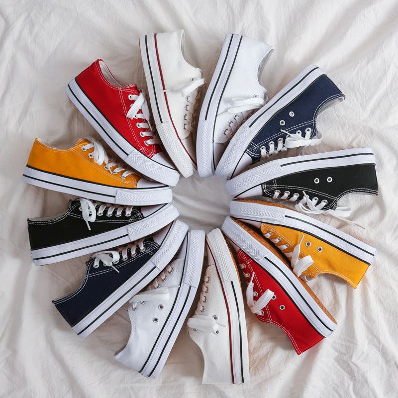 Casual Canvas Sneakers Low Top Unisex