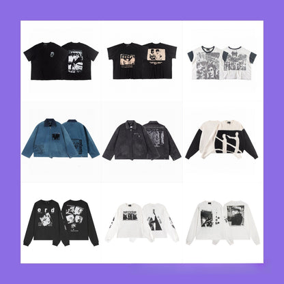 Casual Cartoon Print Cotton T-Shirt