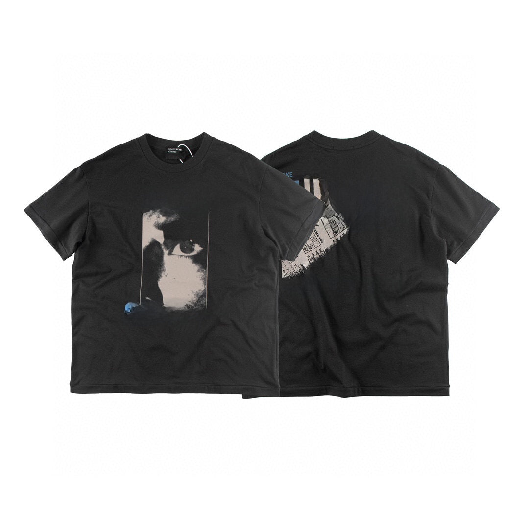 Casual Cartoon Print Cotton T-Shirt
