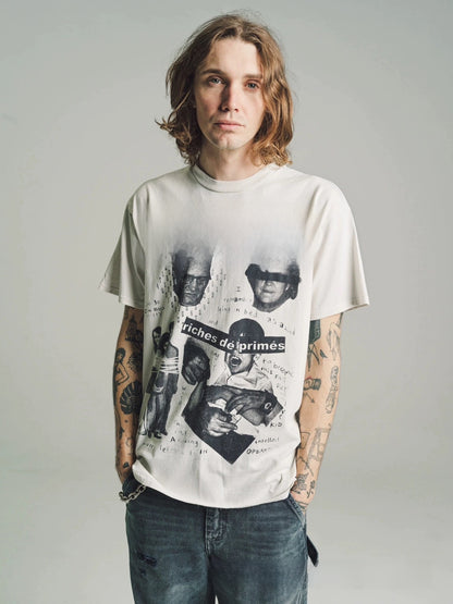 Casual Cartoon Print Cotton T-Shirt