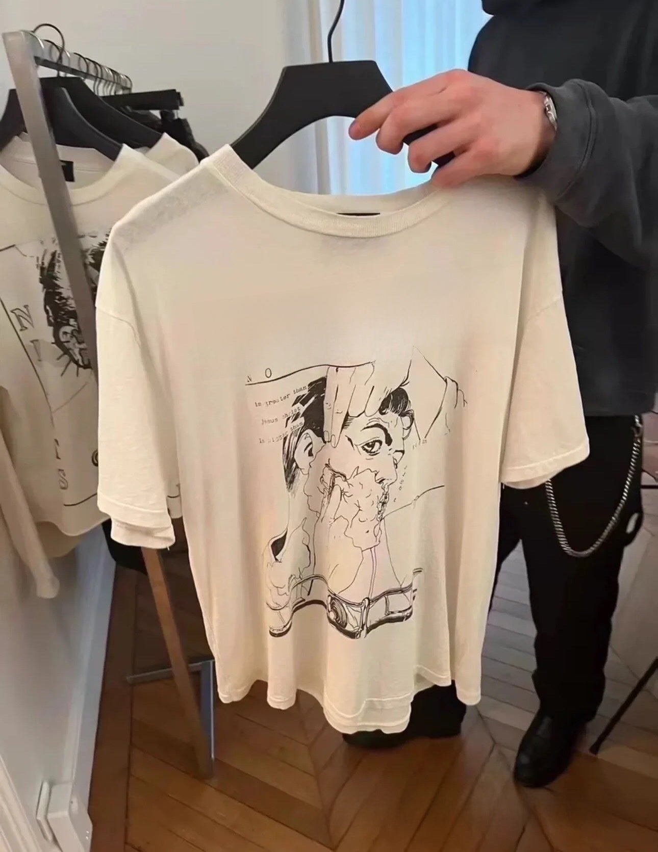 Casual Cartoon Print Cotton T-Shirt