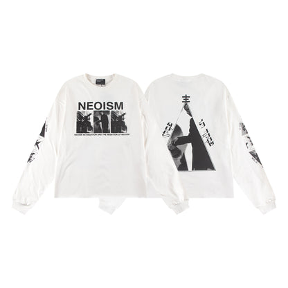 Casual Cartoon Print Cotton T-Shirt