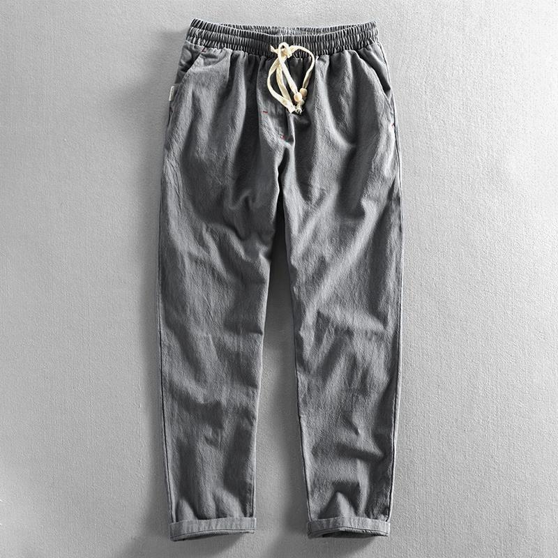 Casual Cotton Drawstring Pants